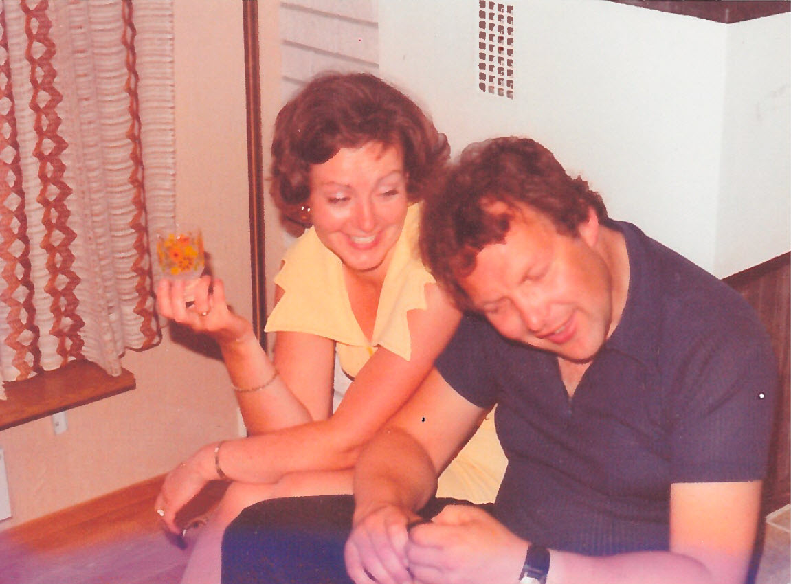Pappa og Rita forteller historier i fra sin barndom